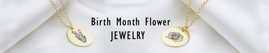 Birth Flower Jewelry