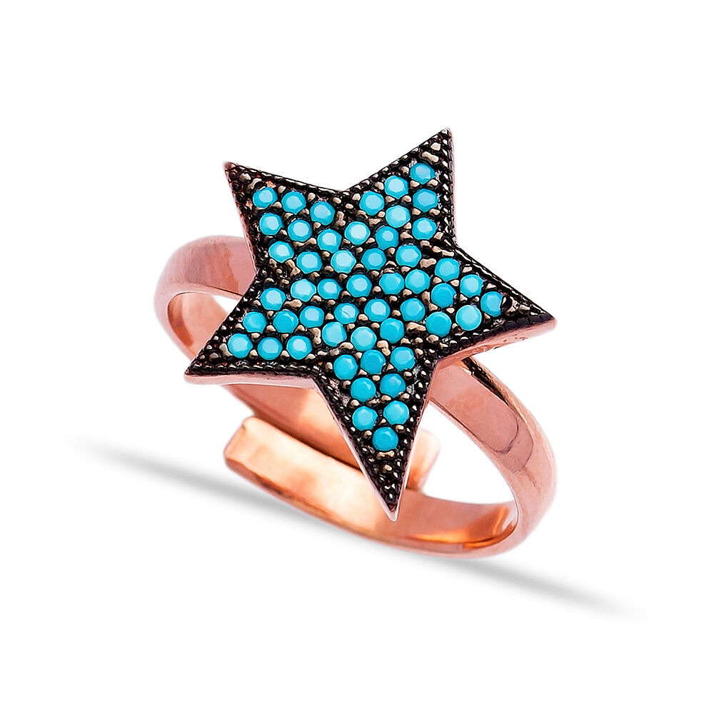 Wholesale Handcrafted 925K Adjustable Sterling Silver Star Ring