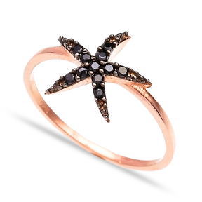 Starfish Turkish Wholesale Handcrafted Silver Ring