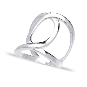 Dainty Desing Trendy Silver Adjustable Plain Ring Turkish Wholesale Silver Jewelry