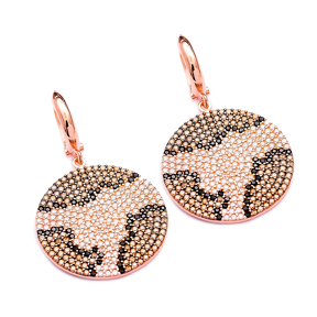 Leopard Earrings Turkish Wholesale 925 Sterling Silver Earring
