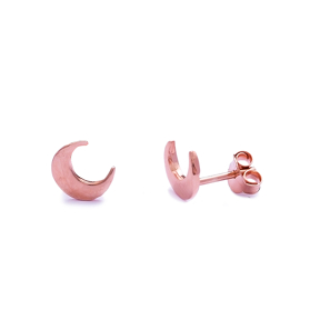Moon Design Sterling Silver Stud Earring Wholesale Handcrafted Silver Earring