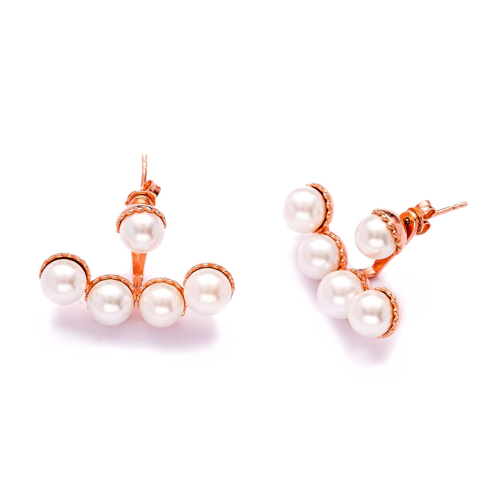 Pearl Turkish Wholesale Handcrafted Silver Earring