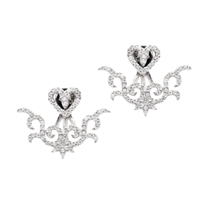 Ear Jack Double Side Earring Turkish Wholesale 925 Sterling Silver Jewelry