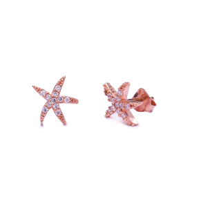 Starfish Sterling Silver Stud Earring Wholesale Handcrafted Silver Earring