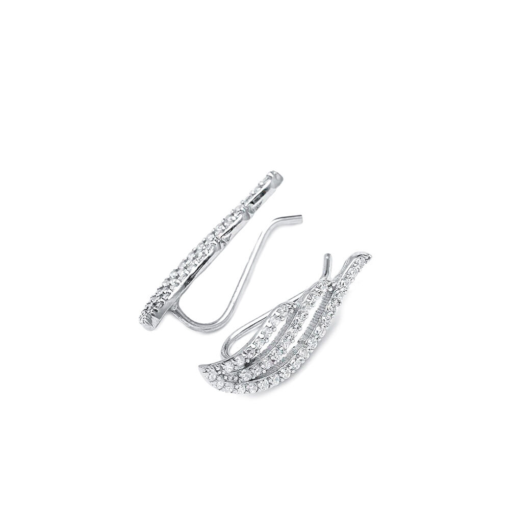 Dainty Design Earring Turkish Wholesale Handmade Fashion 925 Sterling Silver Jewelry