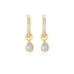 Elegant Drop Dangle Earrings Handmade 925 Sterling Silver Jewelry
