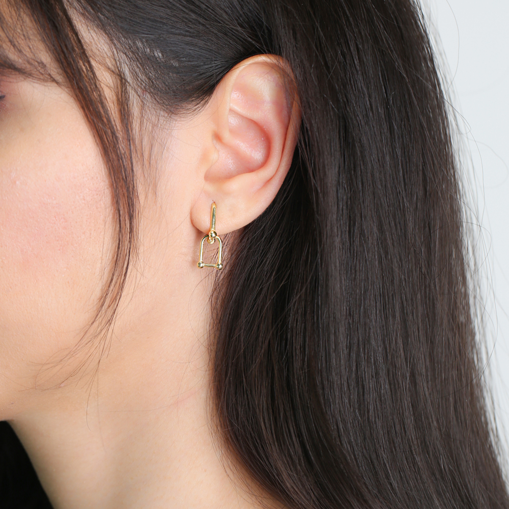 Fashionable Elegant Design Dangle Earring Turkish Wholesale Handmade 925 Sterling Silver Jewelry