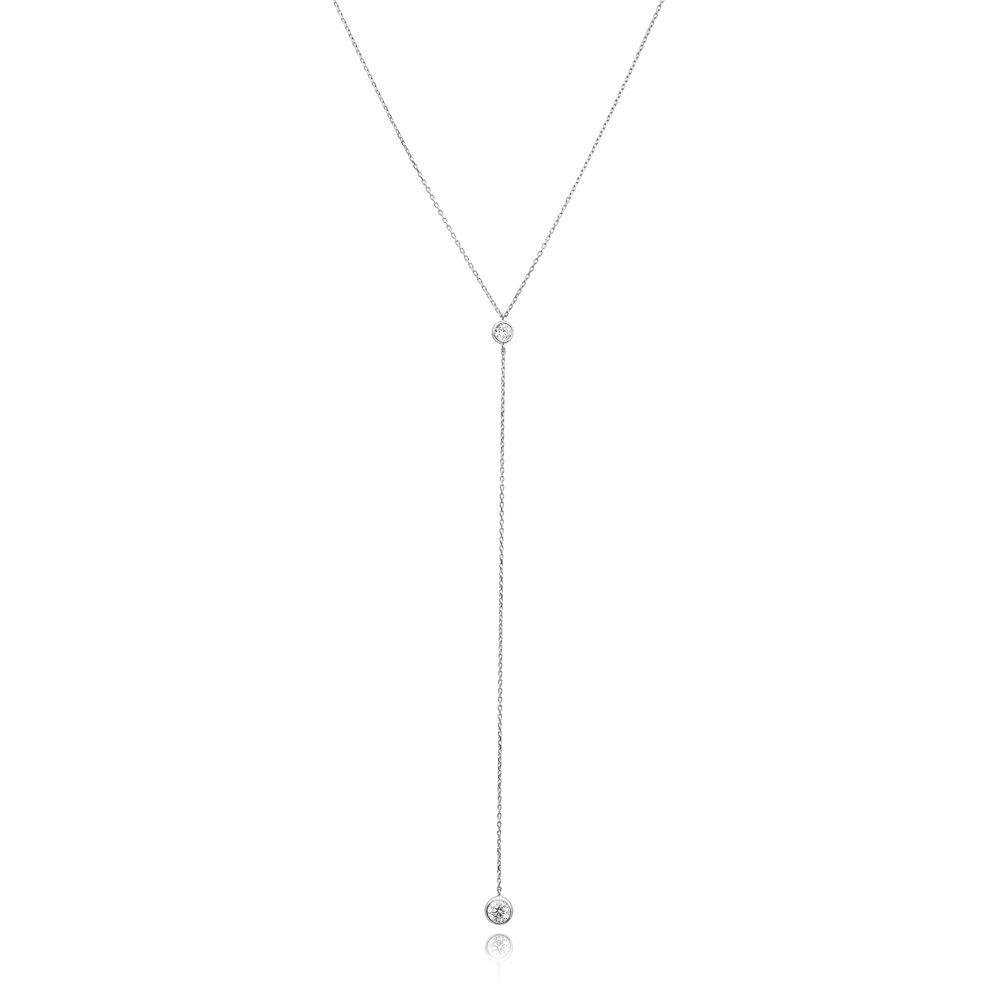 Silver Lariat Necklace Wholesale 925 Sterling Silver Jewelry