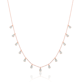 Minimalist Design Turkish Wholesale Handcrafted 925 Silver Necklace