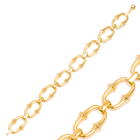 Delicate Chain Bracelet Turkish Handmade Wholesale 925 Sterling Silver Jewelry