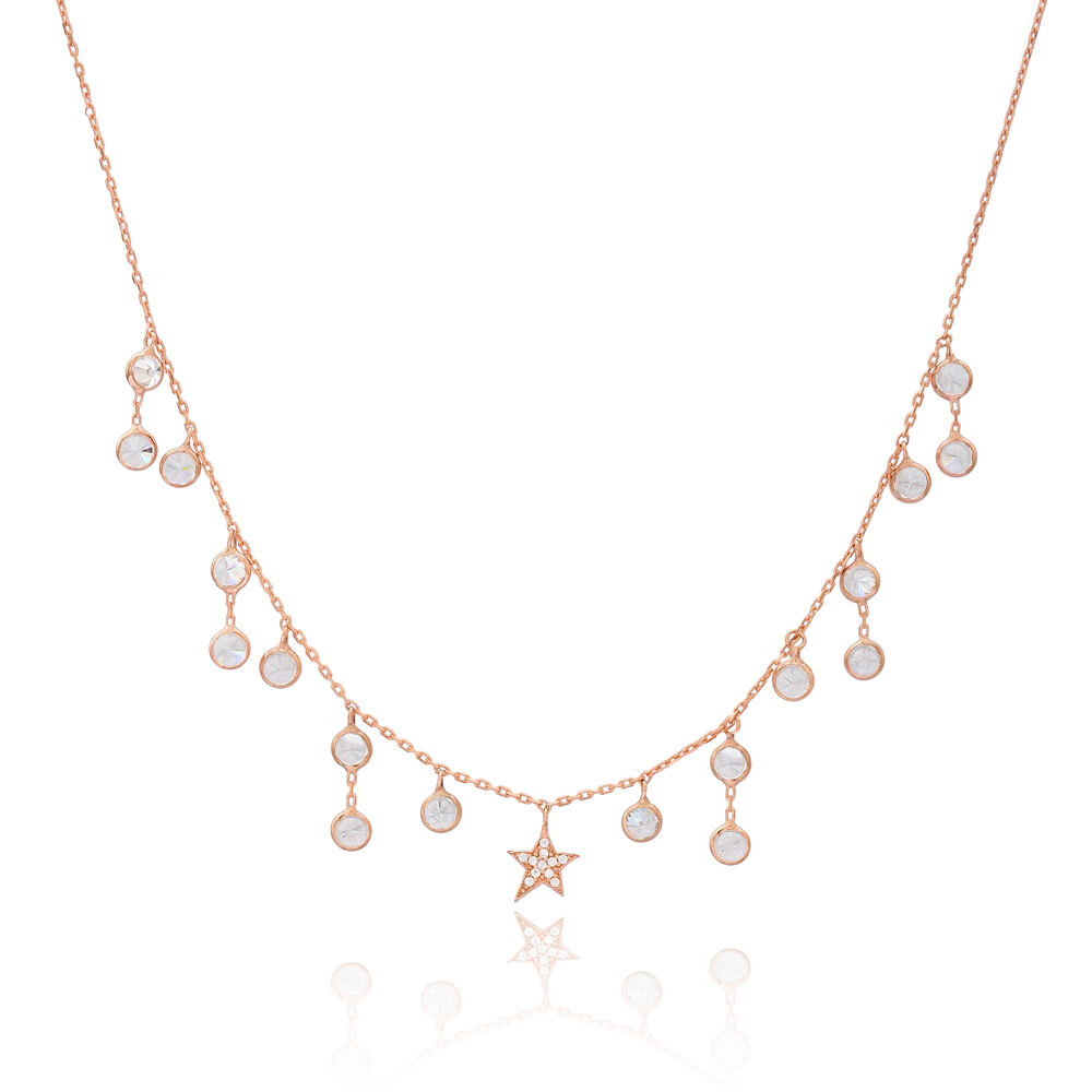 Dainty Shaker Star Design Wholesale Handcrafted 925 Silver Necklace