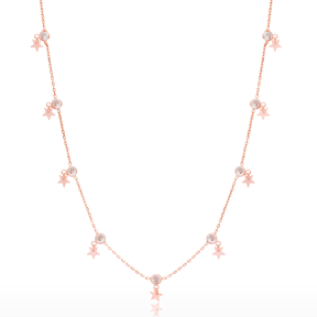 Trendy Style Star Shaker Wholesale 925 Sterling Silver Necklace