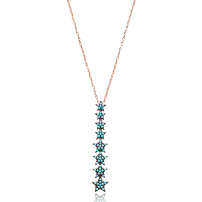 Micro Turquoise Turkish Wholesale Silver Star Pendant