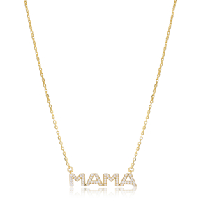 Mama Design Turkish Wholesale Handmade 925 Silver Sterling Necklace