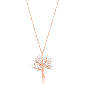 Tree of Life Charm Jewelry Wholesale Handmade 925 Silver Sterling Necklace