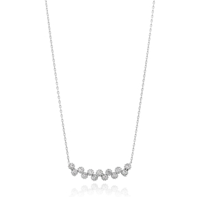 Fashion Elegant Design Wholesale Handmade 925 Silver Sterling Necklace