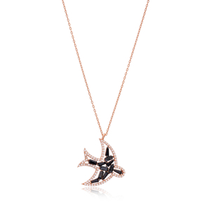New Design Bird Charm Necklace Wholesale Handmade 925 Silver Sterling Jewelry