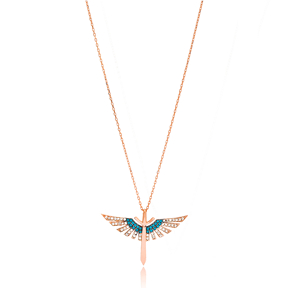 Fashion Wings Design Pendant Wholesale 925 Sterling Silver Jewelry