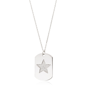 Star Design Turkish Wholesale Sterling Silver Jewelry Pendant