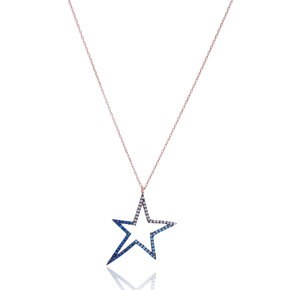 Minimalist Star Design Turkish Wholesale 925 Sterling Silver Pendant