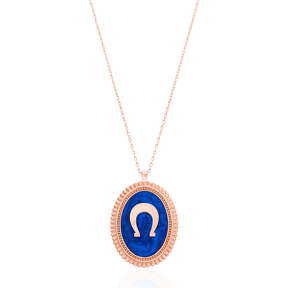 Medallion Pendant Necklace Turkish Wholesale 925 Sterling Silver Jewelry Necklace