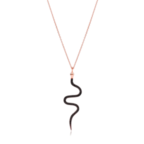Silver Sterling Snake Pendant, Turkish Wholesale Sterling Silver Jewelry