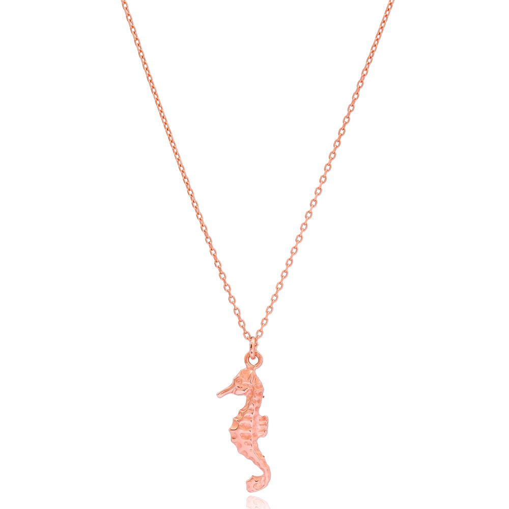Silver Tiny Seahorse Design Pendant. Wholesale 925 Sterling Silver Jewelry