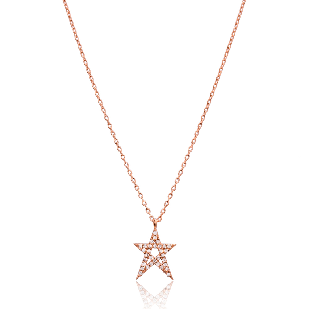 Silver Tiny Star Design Pendant. Wholesale 925 Sterling Silver Jewelry