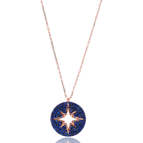 Pole Star Pendant In Turkish Wholesale 925 Sterling Silver