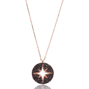 Pole Star Pendant In Turkish Wholesale 925 Sterling Silver