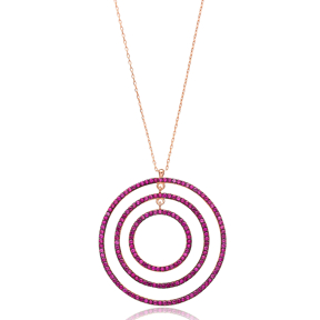 Open Circle Pendant In Turkish Wholesale 925 Sterling Silver