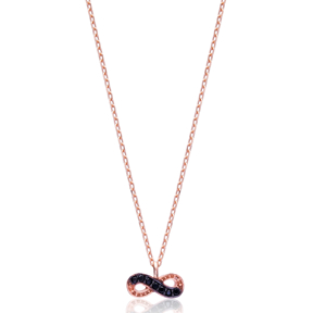 Minimal Infinity Pendant In Turkish Wholesale 925 Sterling Silver