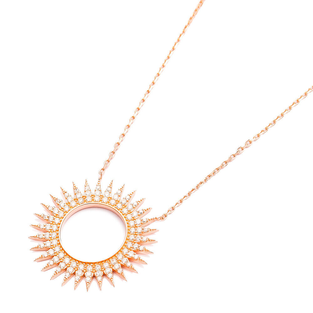 Sun Design Turkish Wholesale Handcrafted  925 Sterling Silver  Pendant