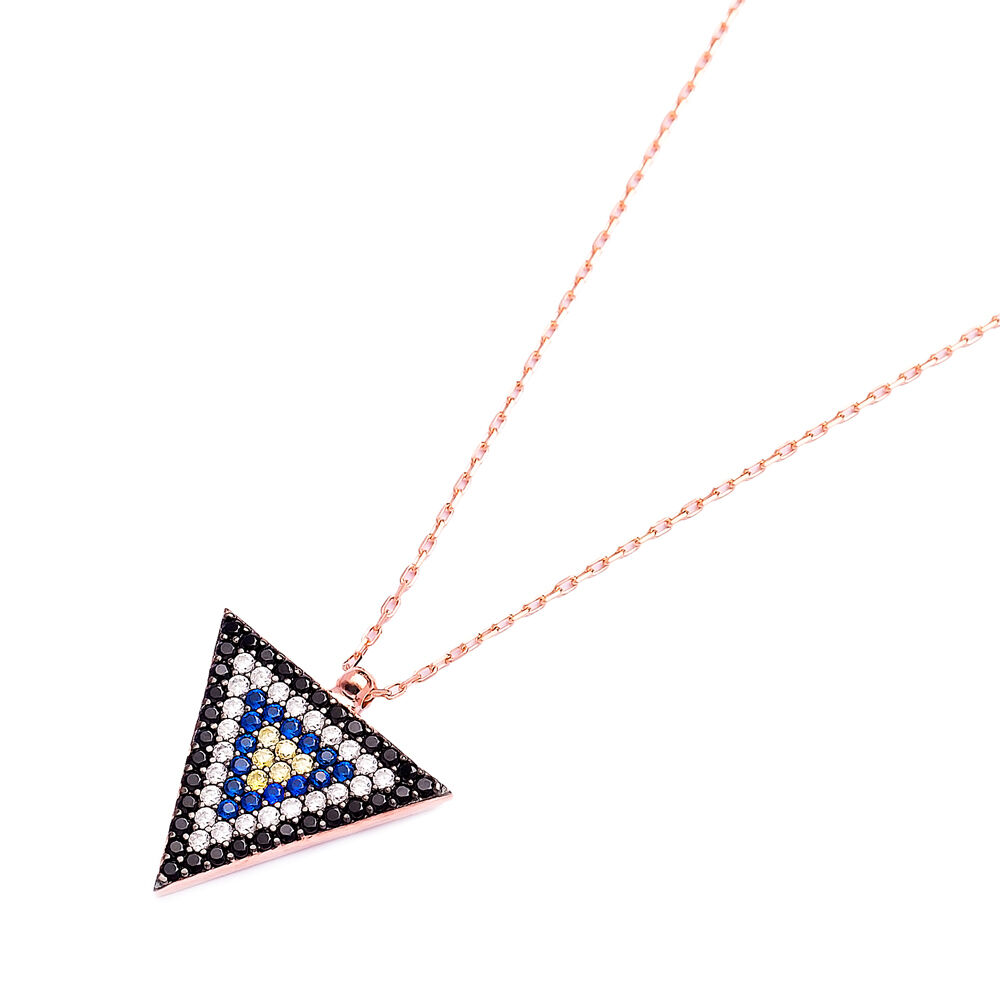 Triangle Turkish Wholesale Handmade 925 Sterling Silver Jewelry Pendant