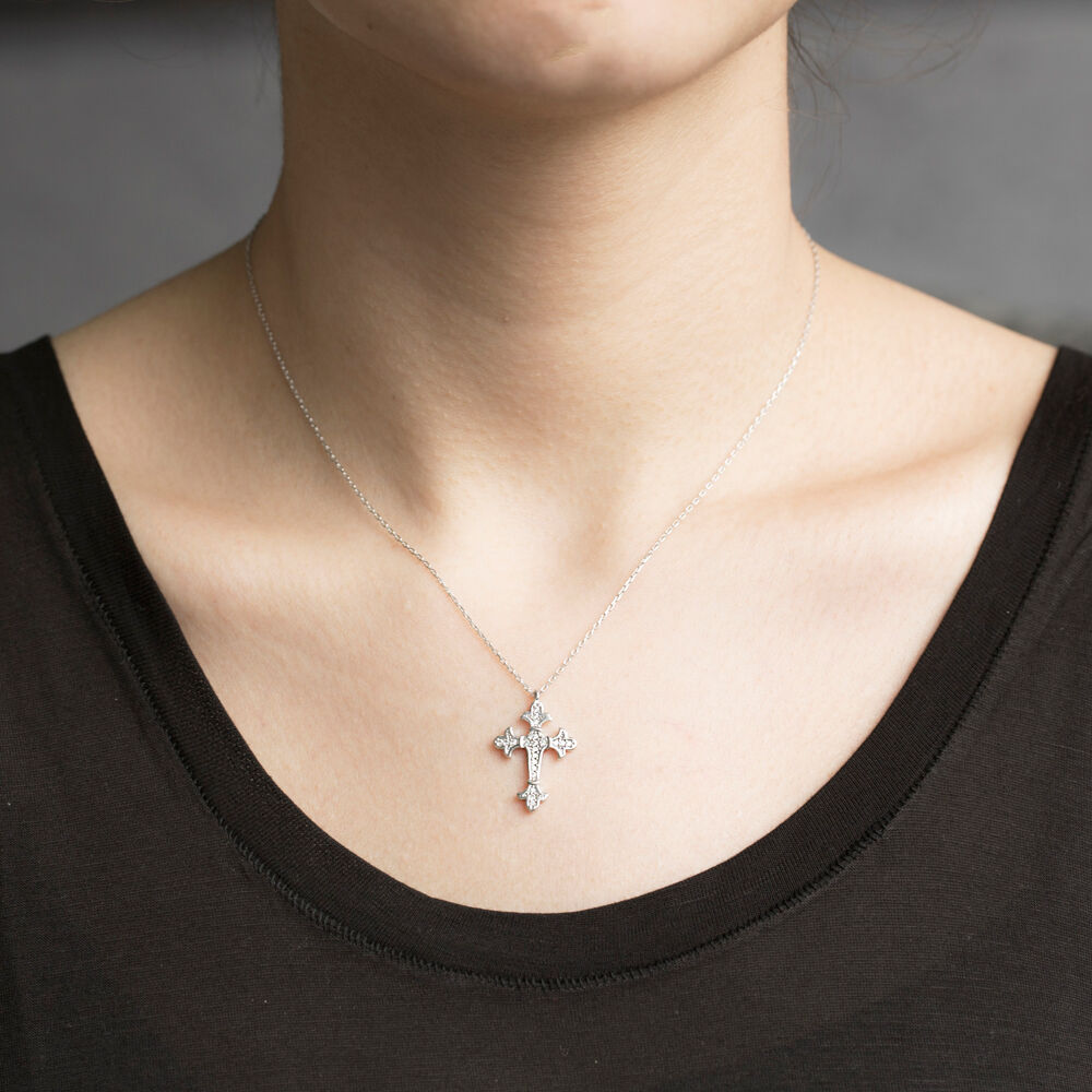 Cross Turkish Wholesale Handcrafted Silver Authentic Cross Pendant