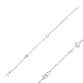 Key Charm Bracelet Wholesale Handcraft 925 Sterling Silver Jewelry