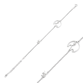 Elephant Charm Bracelet Wholesale Handcraft 925 Sterling Silver Jewelry