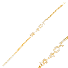 New Trend Love Design Bracelet Wholesale Turkish 925 Sterling Sİlver Jewelry