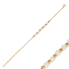 Charm Ball Design Minimalist Bracelet Wholesale 925 Sterling Silver Jewelry