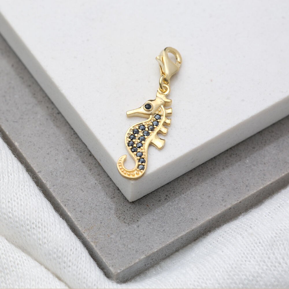 Seahorse Charm Wholesale Handmade Turkish 925 Silver Sterling Jewelry