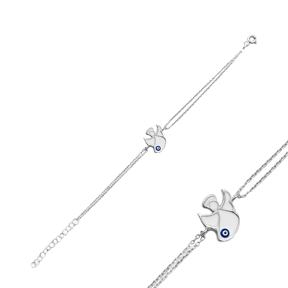 Angel Design Wholesale Handcraft Silver Sterling Jewelry Bracelet