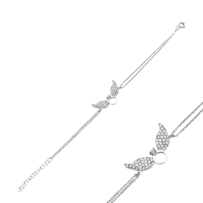 Angel Wing Design Wholesale Handcraft Silver Sterling Jewelry Bracelet