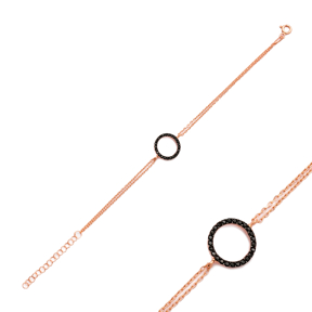 Minimalist Round Design Wholesale Handcraft Silver Sterling Jewelry Bracelet
