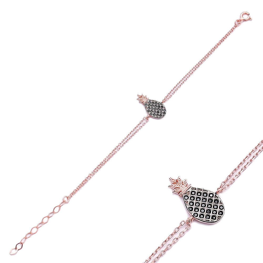 Silver Sterling Pineapple Bracelet Wholesale Handcraft Turkish Jewelry