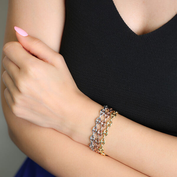 Basic Design Bracelet Turkish Wholesale Handmade 925 Sterling Silver Jewelry
