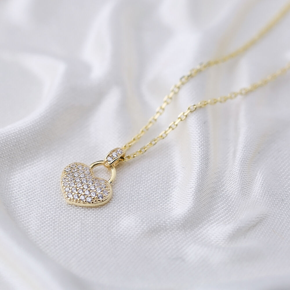 Elegant Heart Charm Pendant 925 Sterling Silver Jewelry