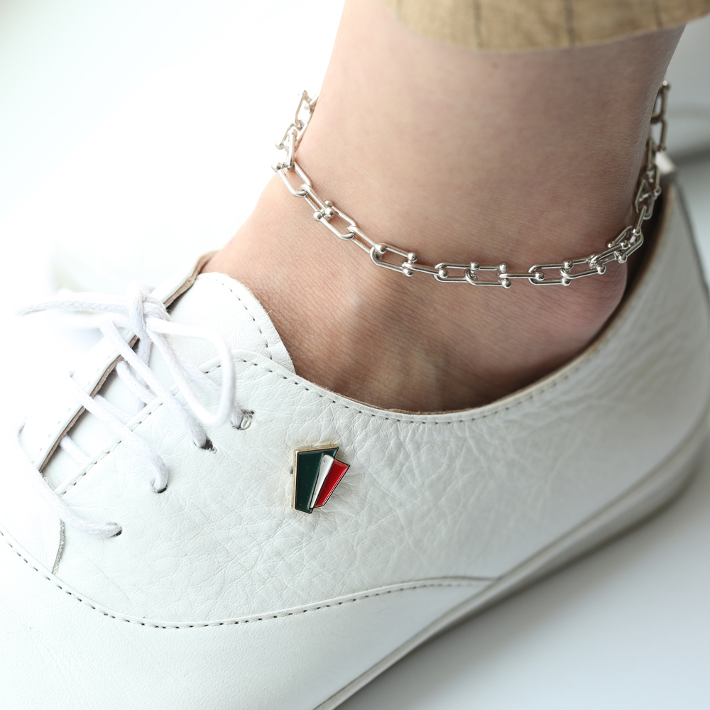 Dainty Silver Chain Anklet Wholesale Handmade Turkish 925 Sterling Silver Jewelry
