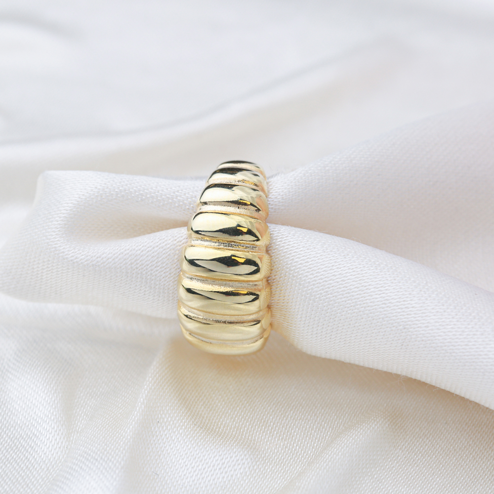 Minimalist Design Adjustable Ring Turkish Wholesale 925 Sterling Silver Jewelry