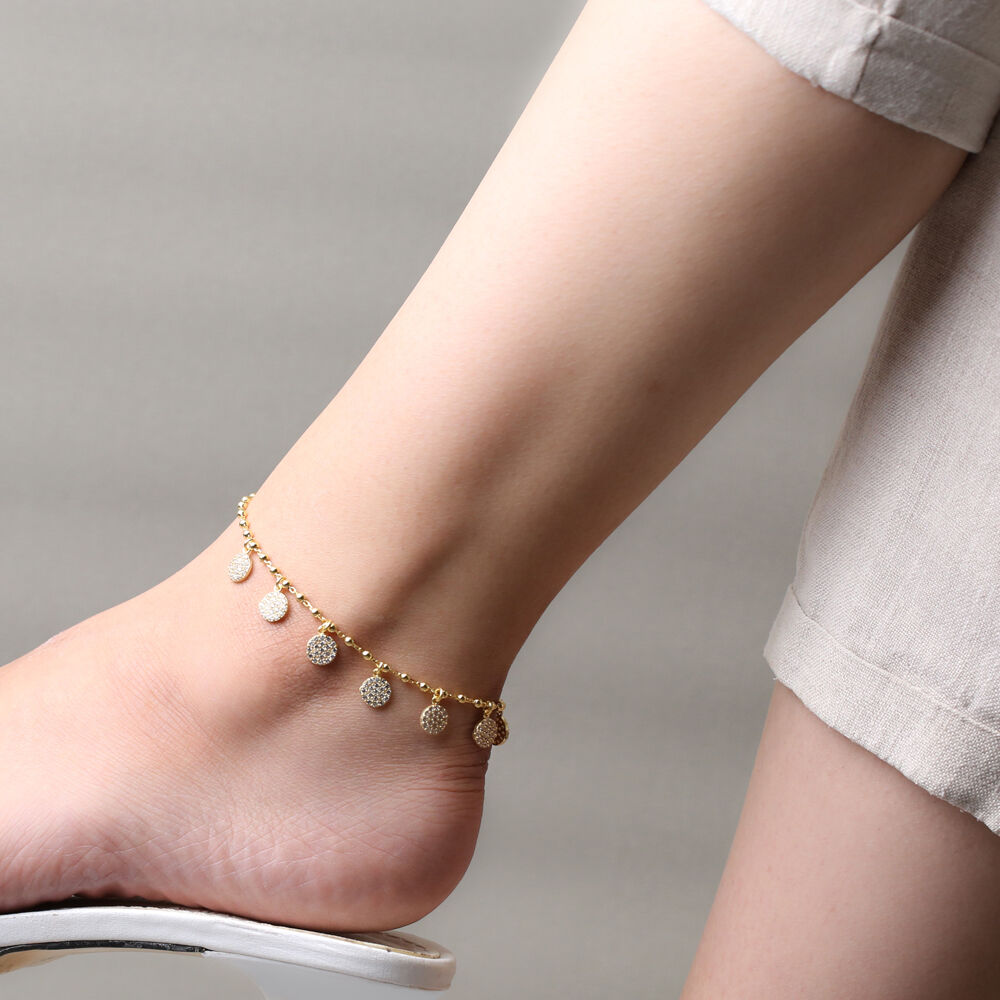 Ball Chain Stylish Round Design Shaker Anklet Wholesale Handmade 925 Sterling Silver Jewellery